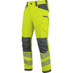 Pantalon de travail hiver en 20471 2 neon wrth modyf jaune / anthracite jaune