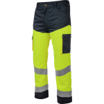 Pantalon de travail wrth modyf haute - visibilit lumen jaune / marine jaune xxl