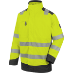Parka de travail haute - visibilit jaune fluo 4 en 1 wrth modyf jaune l
