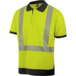 Polo de travail haute - visibilit� jaune fluo w�rth modyf jaune
