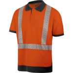 Polo de travail haute - visibilit� orange fluo w�rth modyf orange s