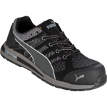 Puma safety shoes baskets de scurit s1p esd hro src elevate knit black puma noires noir 42