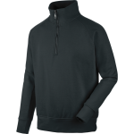 Sweat de travail � de zip job + w�rth modyf anthracite gris fonc�