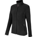 Veste polaire de travail zippe femme job + wrth modyf noire noir xs