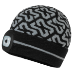 Wrth modyf bonnet d'hiver led noir taille unique