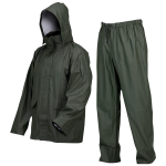 Wrth modyf ensemble de pluie pu / pvc vert vert l