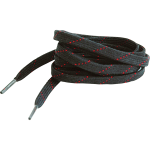 Wrth modyf lacets pour chaussures de travail nomex gris / rouges noir