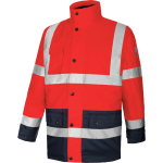 Wrth modyf parka de travail lumen 4 en 1 rouge / marine rouge 6xl