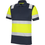 W�rth modyf polo haute visibilit� fluo one jaune / marine bleu marine m
