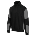 W�rth modyf sweat de travail zipp� bicolore job + bicolor noir / gris noir