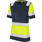 Würth modyf tee - shirt femme haute visibilité fluo one jaune / marine bleu marine m Würth modyf tee - shirt femme haute visibilité fluo one jaune / marine bleu marine m