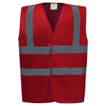 Yoko gilet de travail retro rouge rouge xl
