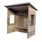 Abri bus bois 2 m avec ou sans bardage lat�ral