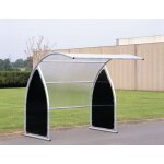 Abri vlos motos avec toit en polycarbonate