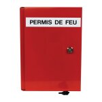 Armoire m�tallique pour permis feu
