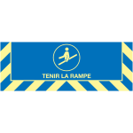 Autocollant marquage photolum tenir la rampe