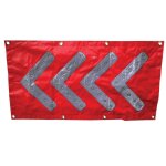 B�che � chevrons lumineux