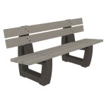 Banc en plastique recycl et recyclable