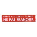 Banderole de scurit lectrique 1000 x 200 mm