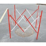 Barrire de chantier extensible carre ou rectangle