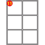 Bo�te d'�tiquettes pour imprimante laser