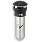 Cendriers en inox muraux et sur pied