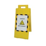 Chevalet de signalisation avec pochettes