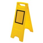 Chevalet de signalisation avec pochettes
