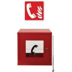 Coffret pour tlphone de scurit avec signalisation