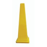 Cne de signalisation jaune vierge