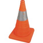 Cnes de signalisation pliables avec bande rflchissante
