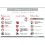 Consignes de s�curit� pour l'utilisation des extincteurs