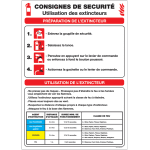Consignes de scurit pour manipulation des extincteurs