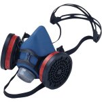 Demi - masque respiratoire bi - filtre