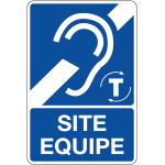Site quip dficient auditif avec boucle magntique