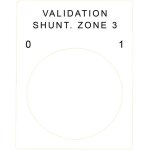 Etiquette bouton poussoir horizontale