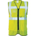 Gilet multipoche en maille ajour�e