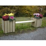 Jardinire myosotis ou ensemble banquette