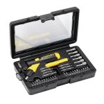 Jeu de tournevis  cliquet avec embouts en coffret