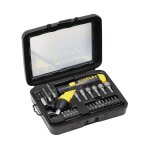 Jeu de tournevis  cliquet avec embouts en coffret