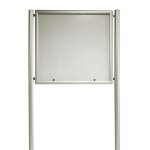 Kit de 2 poteaux pour les vitrines grands formats