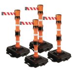Kit 4 poteaux + 4 enrouleurs signals easyextend�