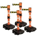 Kit 4 poteaux + 4 enrouleurs signals easyextend�