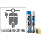 Kit arosols et pochoir recharge scooter lectrique