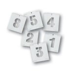 Kit complet pochoirs lettres ou chiffres pvc