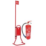 Kit extincteur eau ab avec support totem et signal�tique drapeau