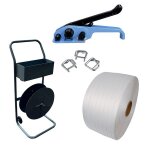 Kit feuillard textile pour cerclage