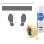 Kit pochoir empreinte de pas