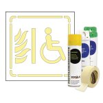 Kit pochoir photolum esp. attente