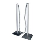 Kit poteaux et corde de rception longueur 2 m